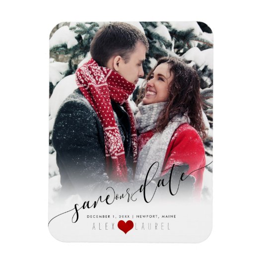 PixDezines Save the Date/Extravagant Magnet (Vertikal)