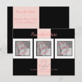 PixDezines Save the Date Fotorahmen/DIY-Farben Ankündigungspostkarte (Vorne/Hinten)