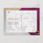 PixDezines Save the Date/Moderne DIY-Farben Ankündigungspostkarte (Rückseite)