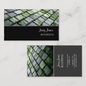 PixDezines Schieferdach, Dach Visitenkarte (Vorne/Hinten)