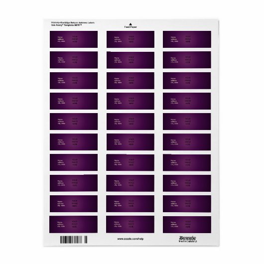 PixDezines Schlicht Amethyst Easy Template (Vorne)