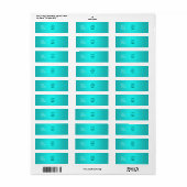 PixDezines Schlicht Aqua Easy Template (Vorne)