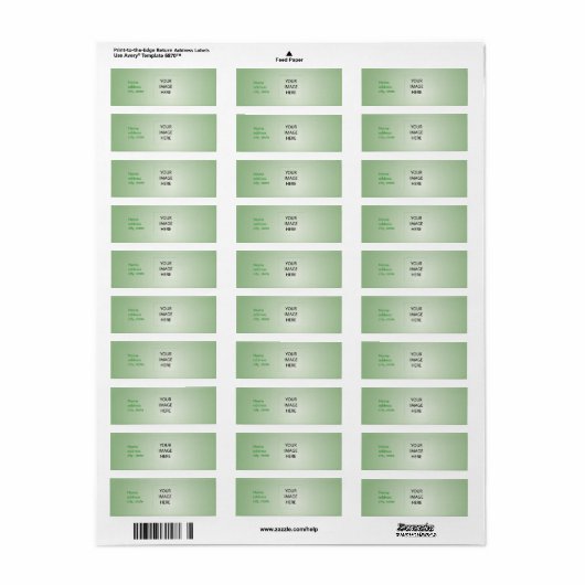 PixDezines Schlicht Celadon Easy Template (Vorne)