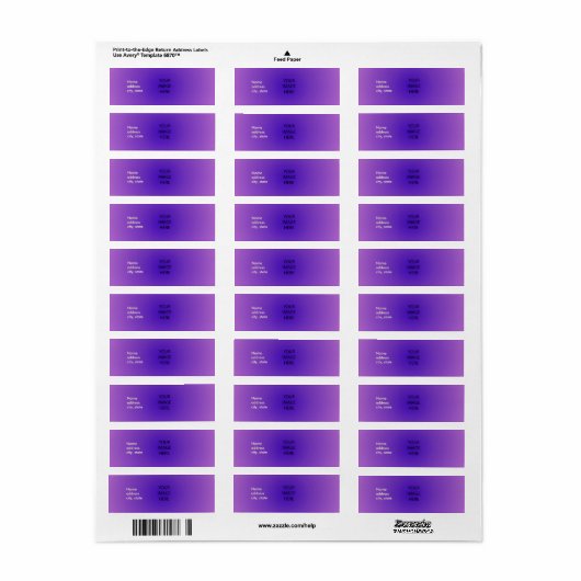 PixDezines Schlicht Lavender Easy Template (Vorne)
