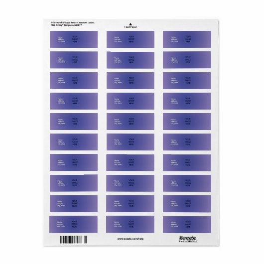 PixDezines Schlicht Lavender Easy Template (Vorne)