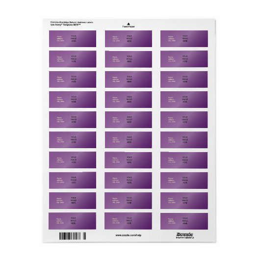 PixDezines Schlicht Lavender Easy Template (Vorne)