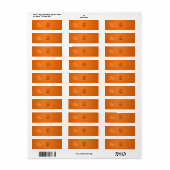 PixDezines Schlicht Orange Easy Template (Vorne)
