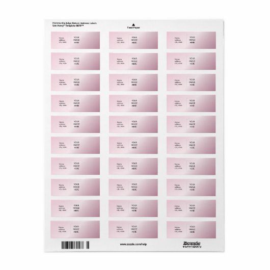 PixDezines Schlicht Rosequartz Easy Template (Vorne)