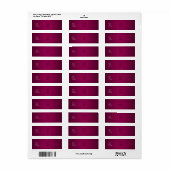 PixDezines Schlicht Ruby Red Easy Template (Vorne)