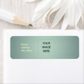 PixDezines Schlichte Aquamarine Vorlage (Insitu)