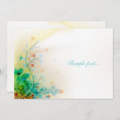 PixDezines-Schlucht, DIY-Karten/Monogramm hinzufüg Einladung (Vorne/Hinten)