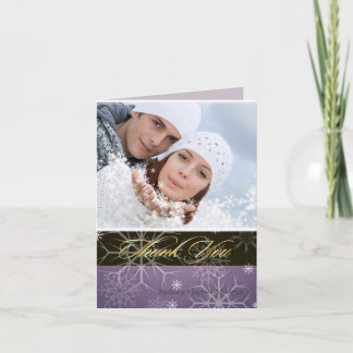 PixDezines Schneeflocken / Foto Dankeschön Karten
