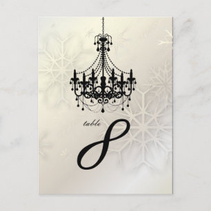 PixDezines Schneeflocken+Kronier Postkarte