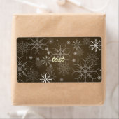 PixDezines Schneeflocken Weiß + Mocha (Insitu)