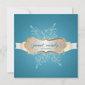 PixDezines Schneeflocken, Winterveranstaltungen Einladung (Vorderseite)