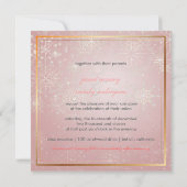 PixDezines Schneeflocken, Winterveranstaltungen Einladung (Rückseite)