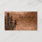 PixDezines, schwarz+weiß, Kronleuchter/Imitate, Ku Visitenkarte (Rückseite)