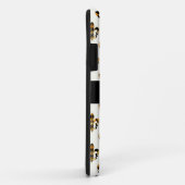 PixDezines schwarzes Gold Lilie/DIY Hintergrund Case-Mate iPhone Hülle (Hinten/Rechts)