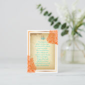 PixDezines Seepferd, das sich mit Bikerkarten gut Begleitkarte (Stehend Vorderseite)