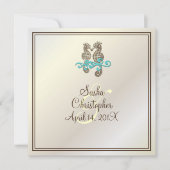 PixDezines Seepferd / Einladungen (Vorderseite)