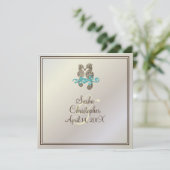 PixDezines Seepferd / Einladungen (Stehend Vorderseite)