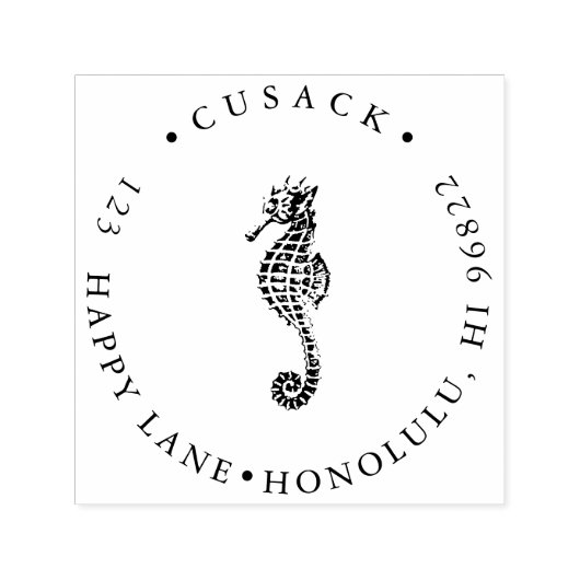 PixDezines-Seepferd Permastempel (Design)