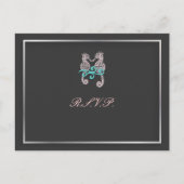 PixDezines Seepferd UAWG Postkarten/für 12x18 lädt Einladungspostkarte (Vorderseite)