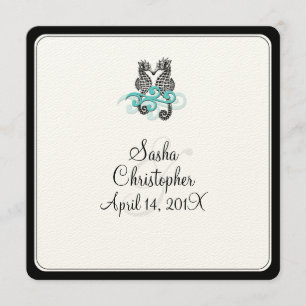 PixDezines Seepferdchen/Diy-Hintergrund+Schriftart Einladung