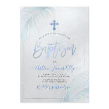 PixDezines Silver Palms Taufe