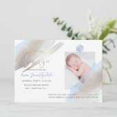 PixDezines SIP+SEE, MONOGRAM, PLATINUM+BLUE Ankündigung (Stehend Vorderseite)