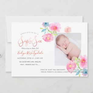 PixDezines SIP+SEE, WATERCOLOR-BLUME Ankündigung