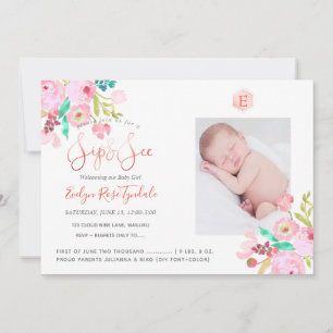 PixDezines SIP+SEE, WATERCOLOR-BLUME Ankündigung