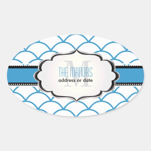 PixDezines skaliert Trellis/DIY-Farben Ovaler Aufkleber (Vorderseite)