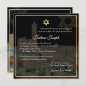 PixDezines sketch Tower von David/diy background Einladung (Vorne/Hinten)