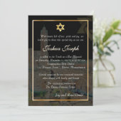 PixDezines Sketch Tower von David/diy Hintergrund Einladung (Stehend Vorderseite)