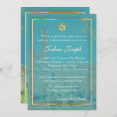 PixDezines Sketch Tower von David/diy Hintergrund Einladung (Vorne/Hinten)