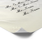 PixDezines Snowflakes, Sitzkarte von Alpha Poster (Ecke)