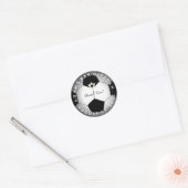 PixDezines Soccer Mitzvah Runder Aufkleber (Umschlag)