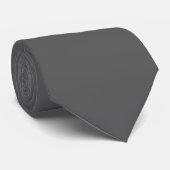 PixDezines SOLID SLATE GRAY/DIY FARBE Krawatte (Gerollt)