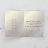 PixDezines Sonnenuntergang am goldenen Tor/Hochzei Programm (Innenseite)