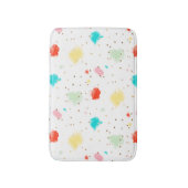 PixDezines Sprinkles Digitale Wasserfarbe Badematte (Vorderseite Vertikal)