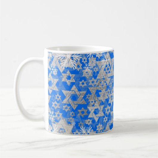 PixDezines Star von David Imitats Silve DIY Hinter Kaffeetasse (Links)