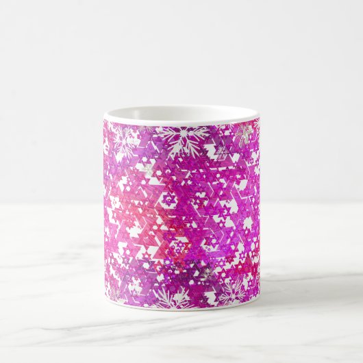 PixDezines Star von David Pattern, Fuschia Kaffeetasse (Mittel)