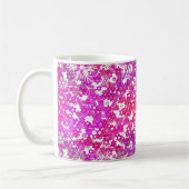 PixDezines Star von David Pattern, Fuschia Kaffeetasse (Links)