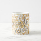 PixDezines Star von David Pattern, Hanukkah Kaffeetasse (Mittel)