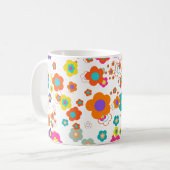 PixDezines starke Gänseblümchen/diy Kaffeetasse (Vorderseite Links)