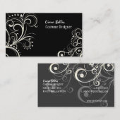 PixDezines Stilvolle Pearl-Wirbel/DIY-Farbe! Visitenkarte (Vorne/Hinten)