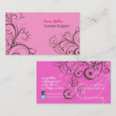 PixDezines Stilvolle Pearl Wirbel Visitenkarte (Vorne/Hinten)