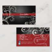 PixDezines Stilvolle Pearl Wirbel Visitenkarte (Vorne/Hinten)