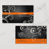PixDezines Stilvolle Pearl Wirbel Visitenkarte (Vorne/Hinten)